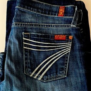 7 for all mankind- Womens jeans. Some wear on cuffs